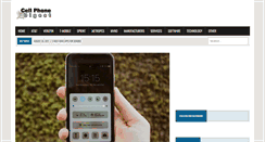 Desktop Screenshot of cellphonedigest.net
